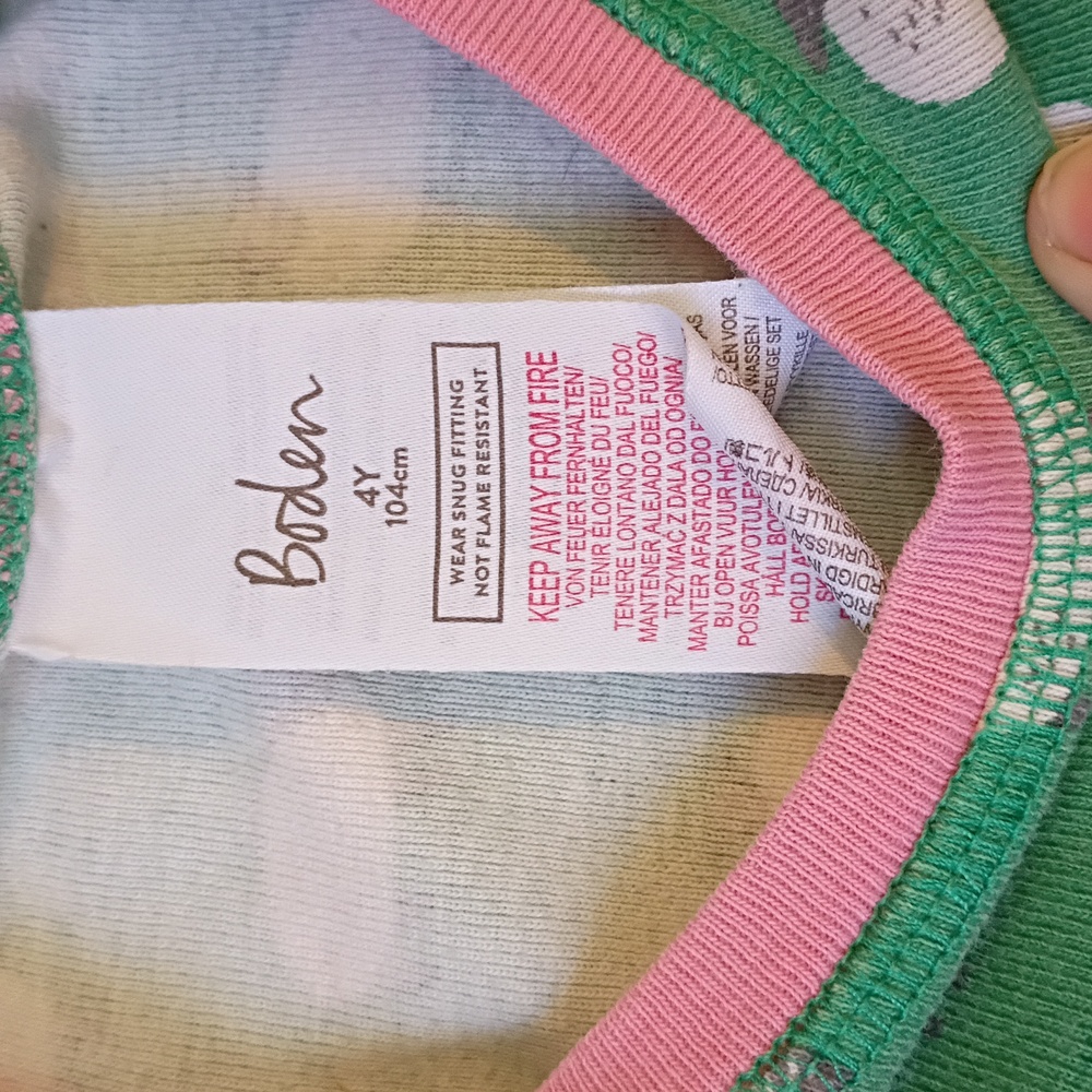 Mini Boden Cotton Sheep Pajamas - Picture 3 of 7